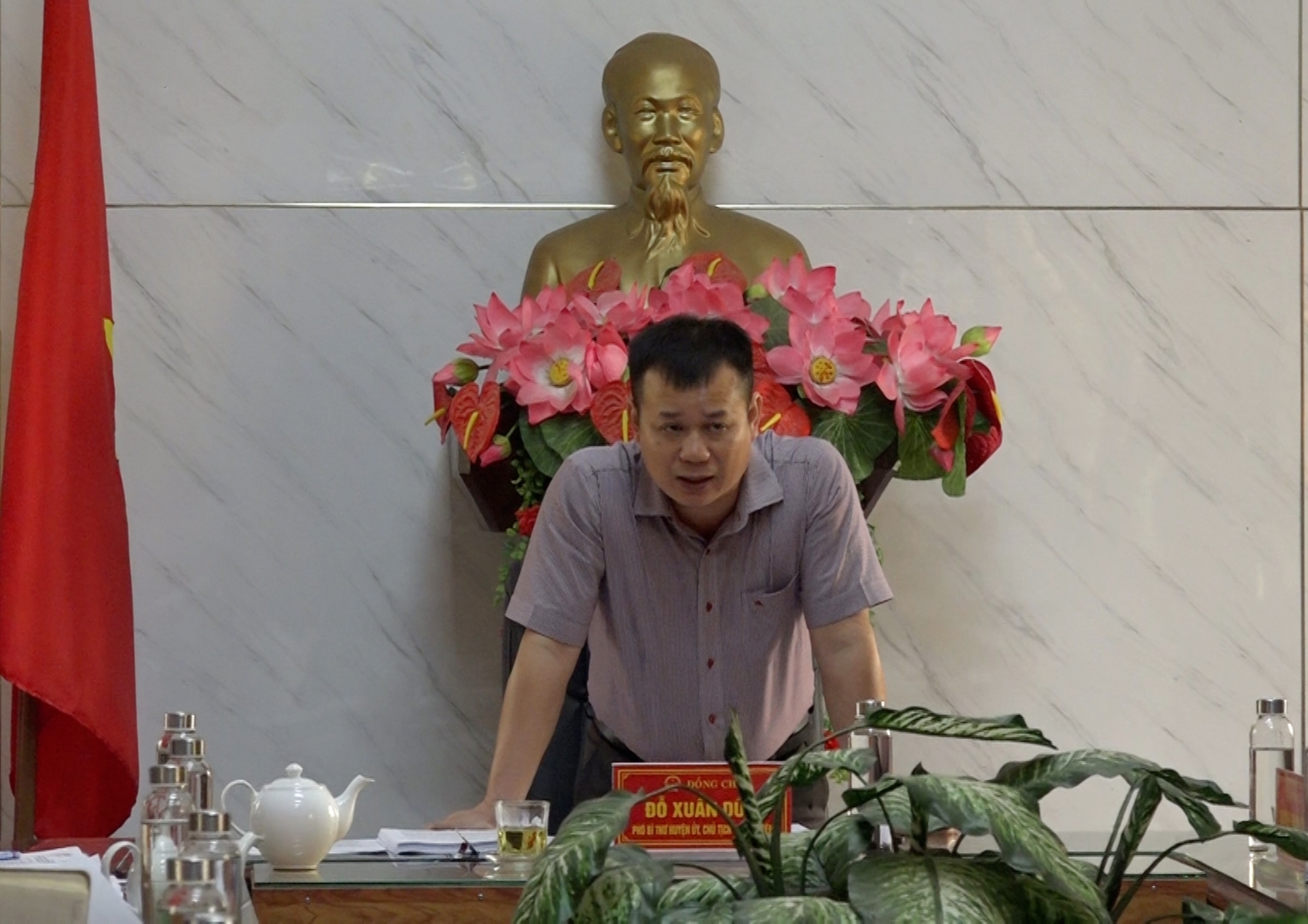 ông đỗ Xuân Dũng kết luận phiên họp